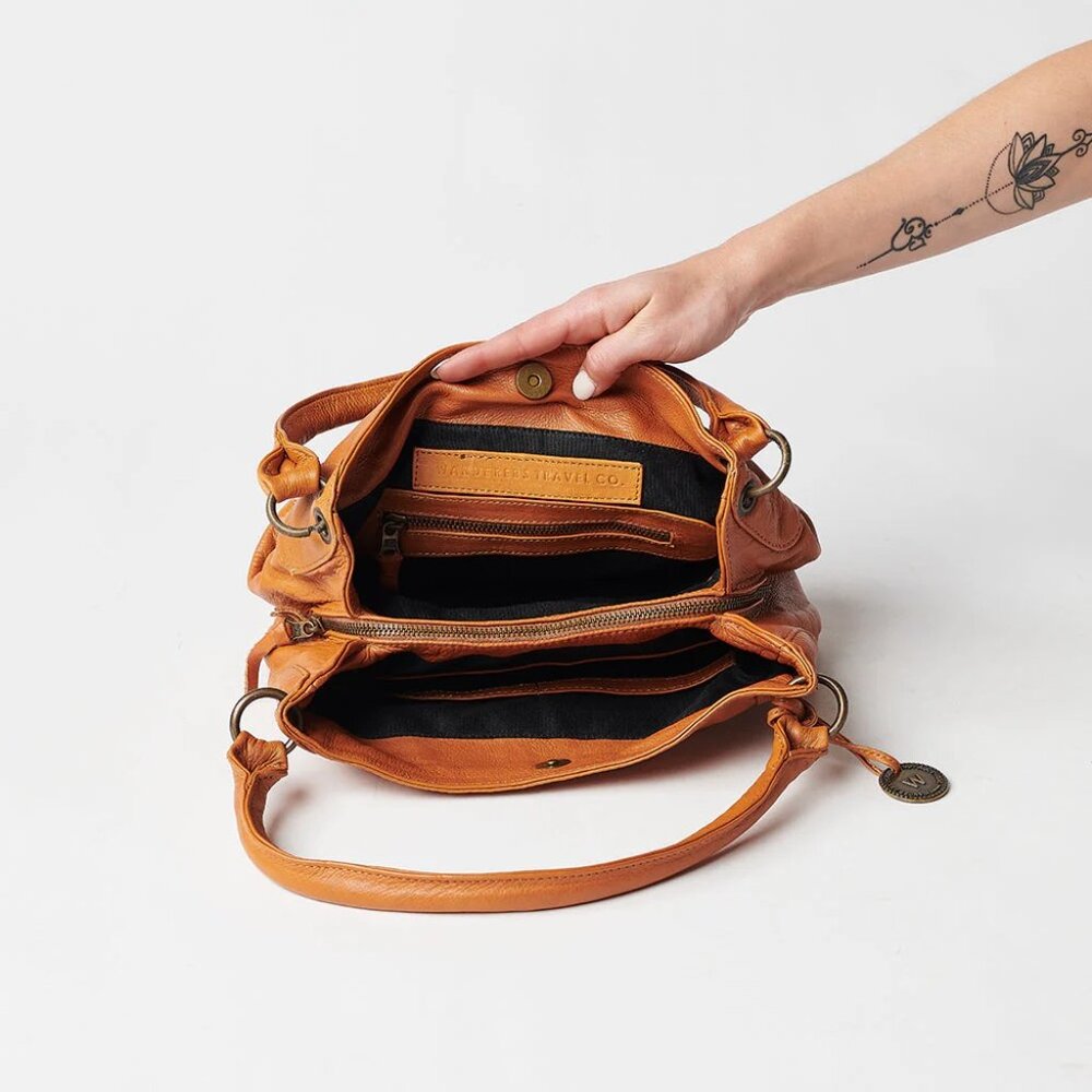 Wanderers Travel Co - Petite Toulouse in Tan Leather - Picture 10 of 15